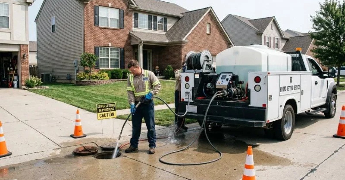 Hydro jetting equipment used for pipe cleaning