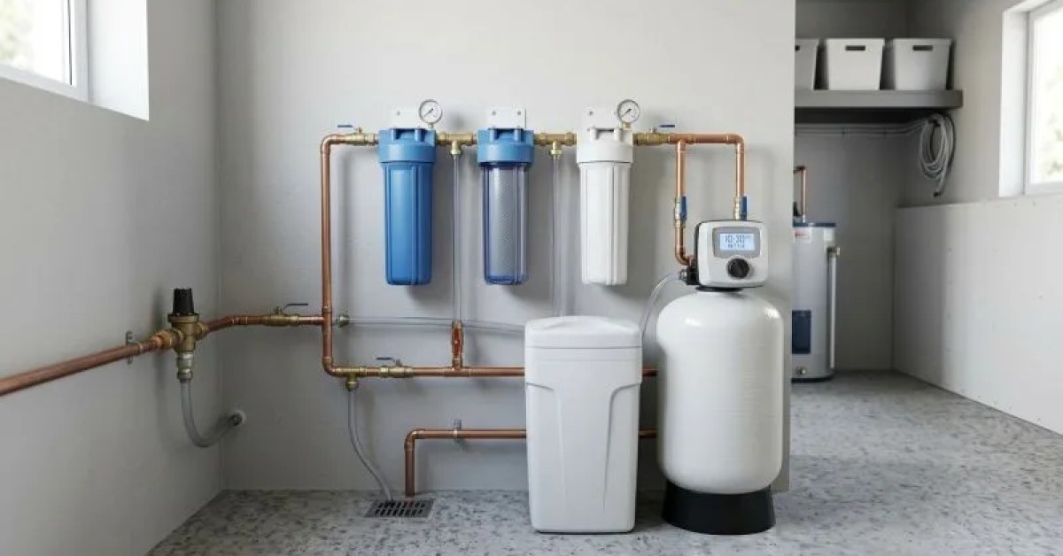 Residential water filter treatment system